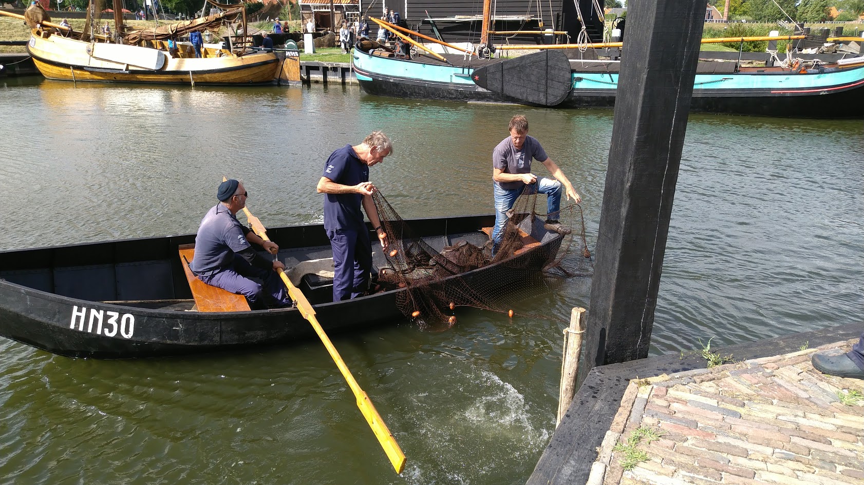 Fuikenboot HN30 in Zuiderzeemuseum